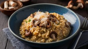 Risotto,Ai,Funghi,Porcini,-,Risotto,With,Porcini,Mushrooms:,A